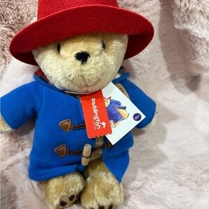 PADDINGTON Bear Plush with Red Hat and Blue Coat